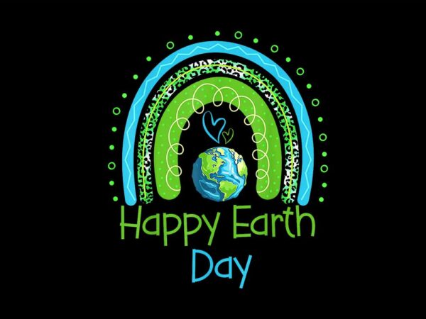 Happy earth day png graphic t shirt