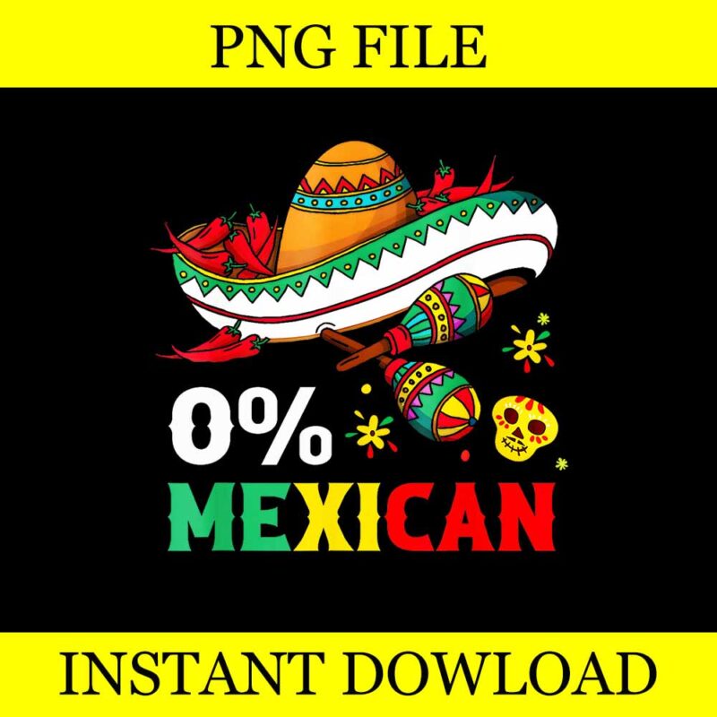 0% Mexican Cinco De Mayo Fiesta Sombrero Png