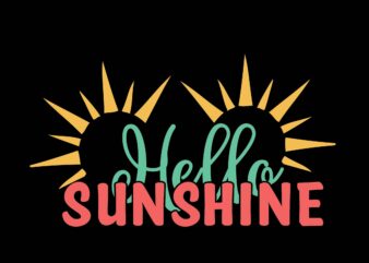 Hello Sunshine graphic t shirt