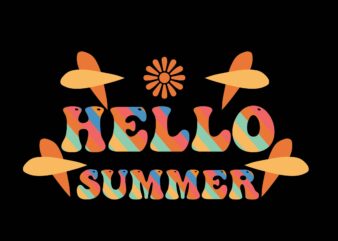 Hello Summer graphic t shirt