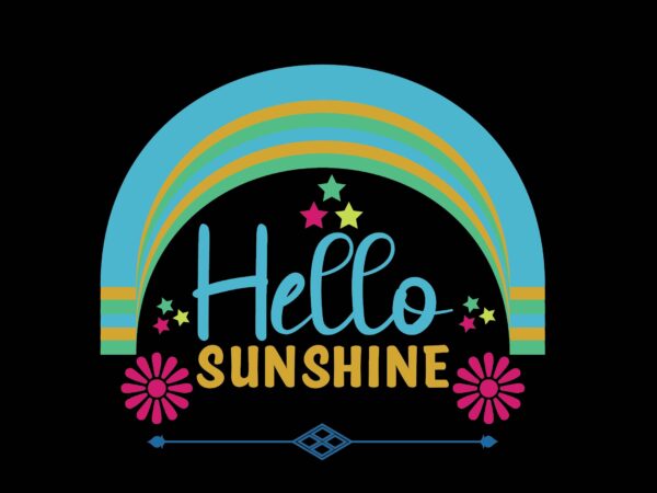 Hello sunshine graphic t shirt