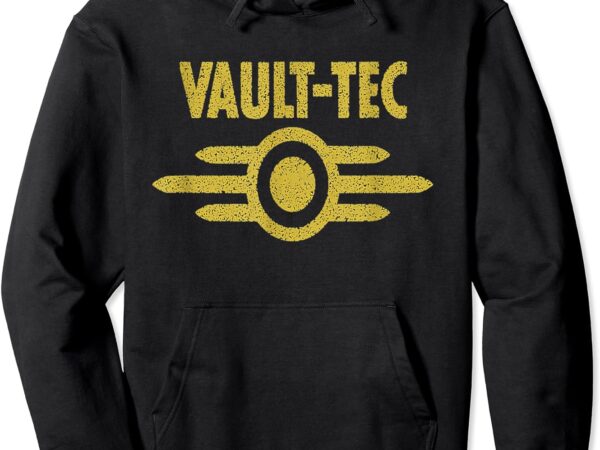 Vault tec pullover hoodie t shirt vector art