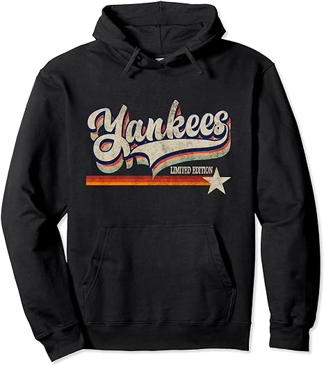 Vintage Yankees Name Proud Retro Yankees Limited Edition Pullover Hoodie