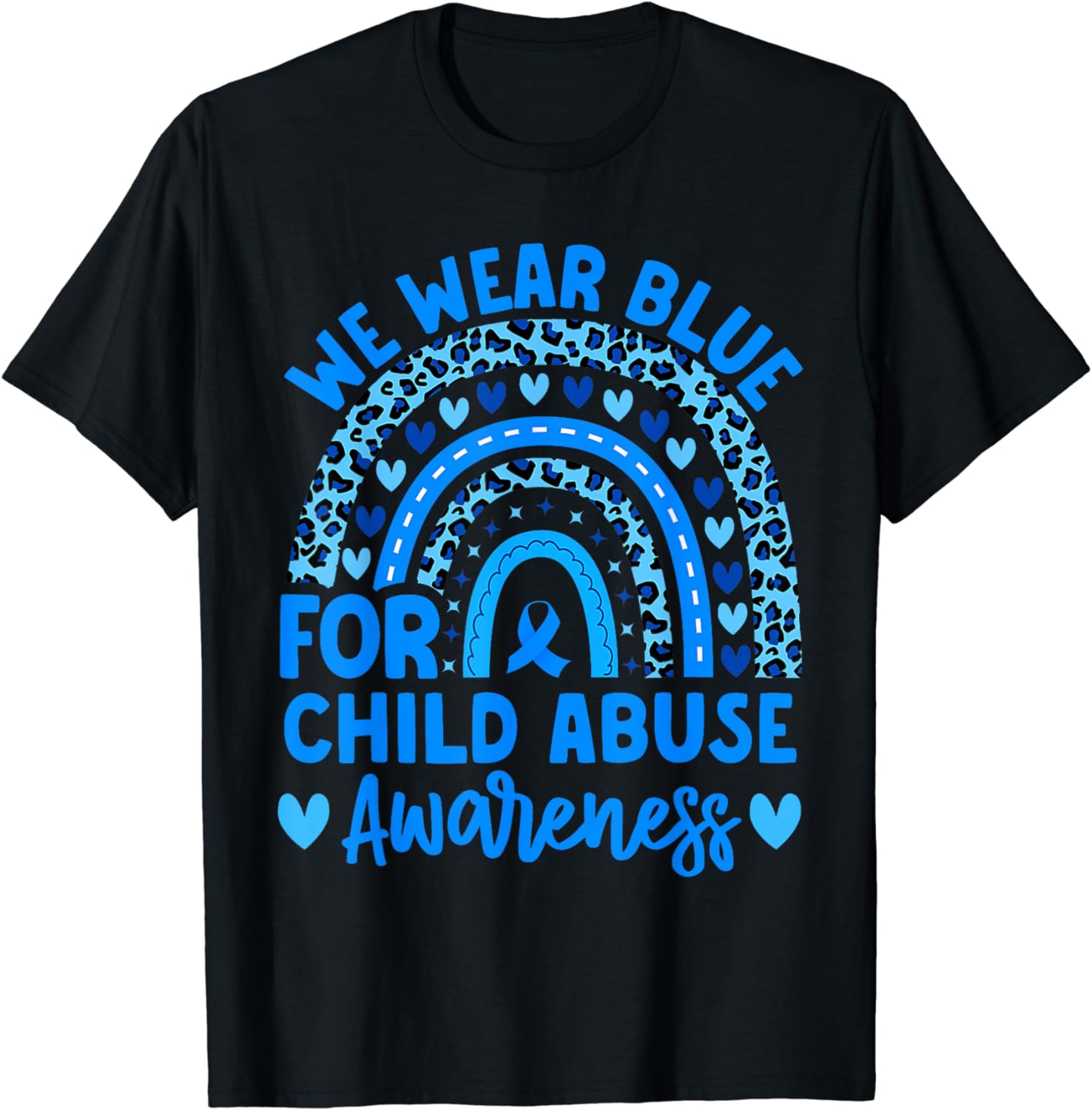 We Wear Blue Child Abuse Prevention Child Abuse Awareness T-Shirt - Buy ...