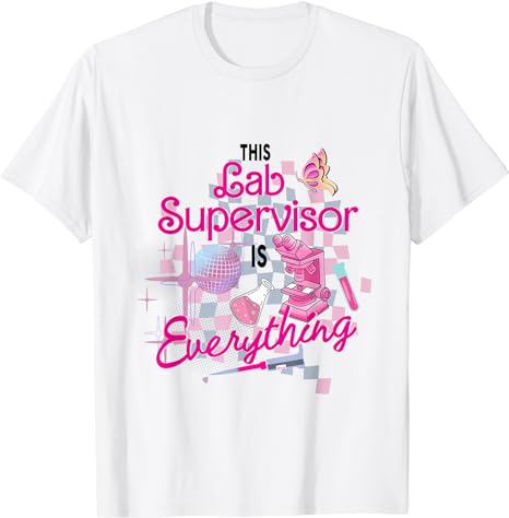 Women Retro This Lab Supervisor Is Everything Lab Week 2024 T-Shirt