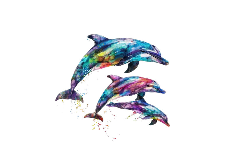 Watercolor Dolphin Clipart,Digital Illustration Dolphins,Illustration Dolphin,Dolphin Transparent,Dolphin Sublimation,Dolphin Waterslide,Bab