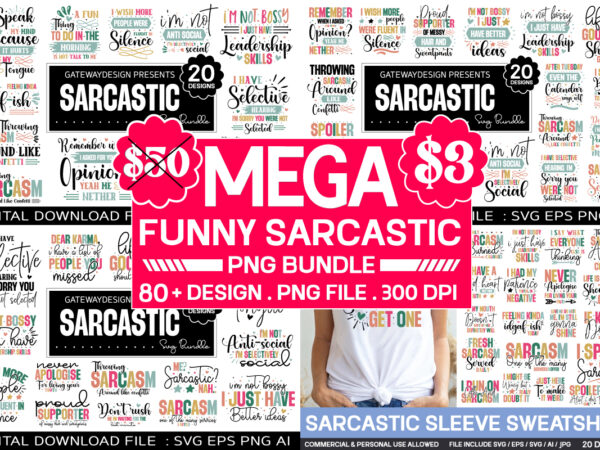 Funny sarcastic png bundle t shirt graphic design