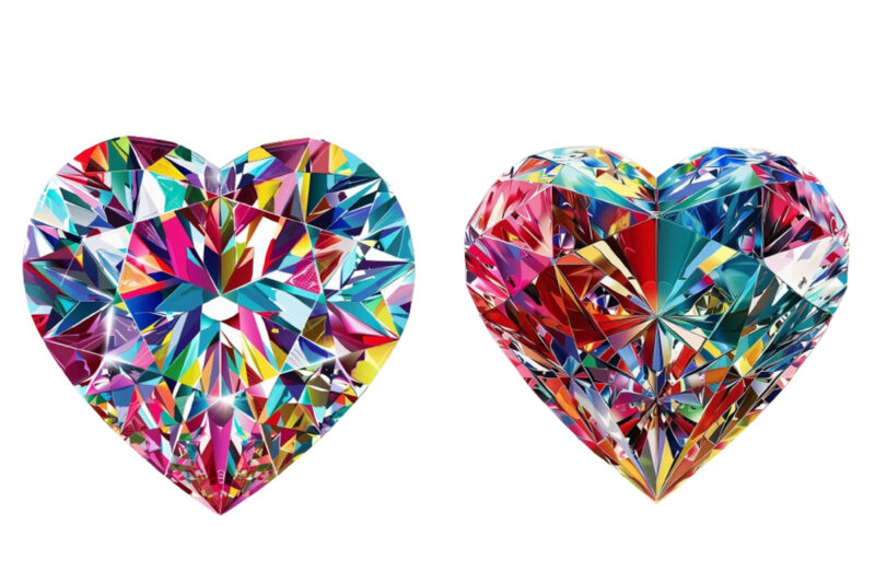 Love Diamond sublimation Clipart
