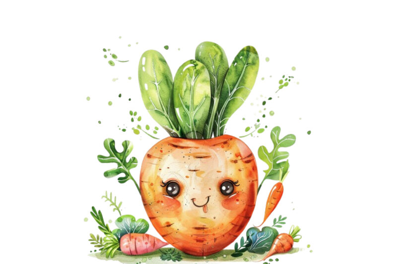 cute Vegetable Clipart