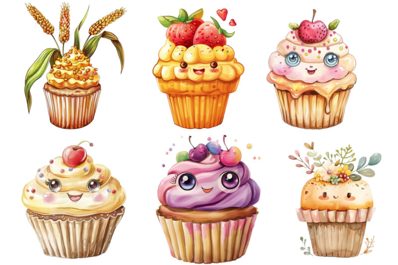 cute millet in Cupcake Sublimation