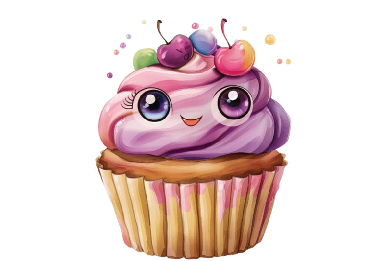 cute millet in Cupcake Sublimation