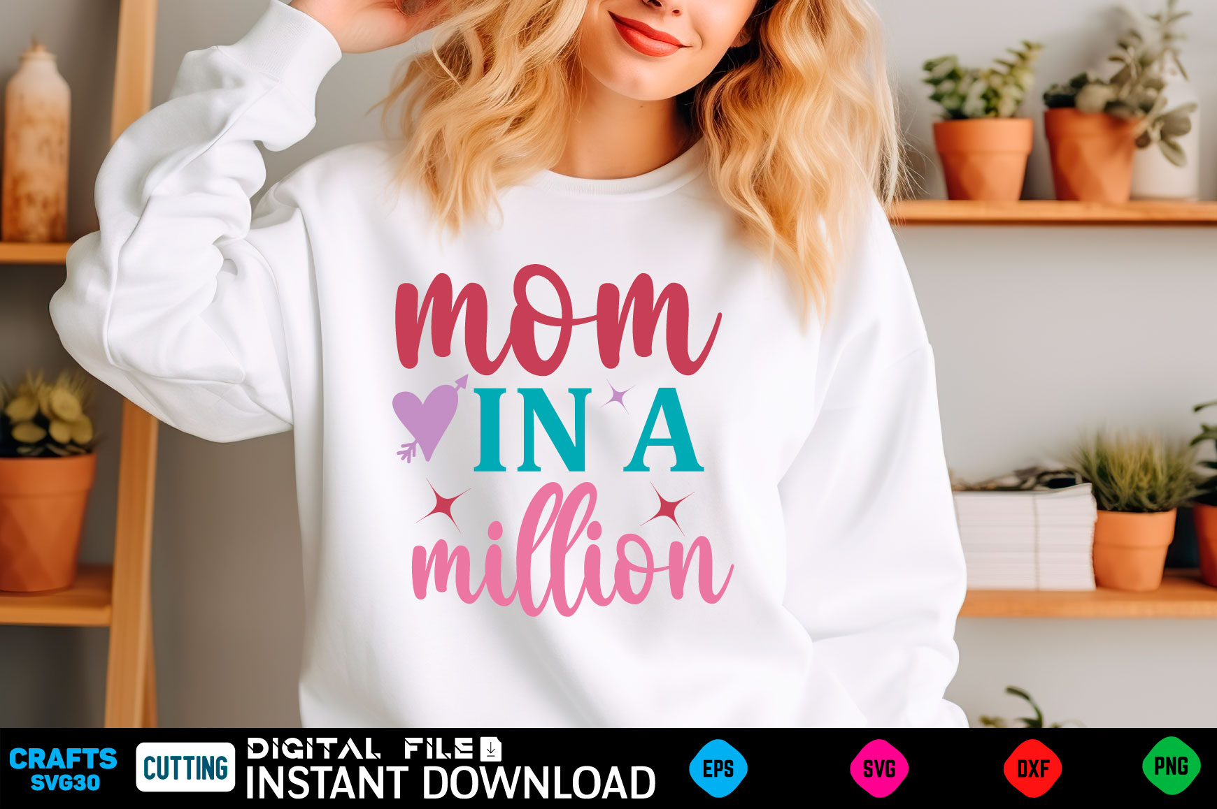 mom in a million mom svg bundle, mothers day svg, mom svg, mama svg ...