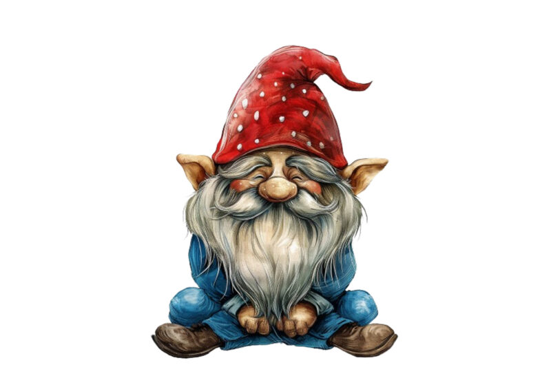 funny Gnome Clipart