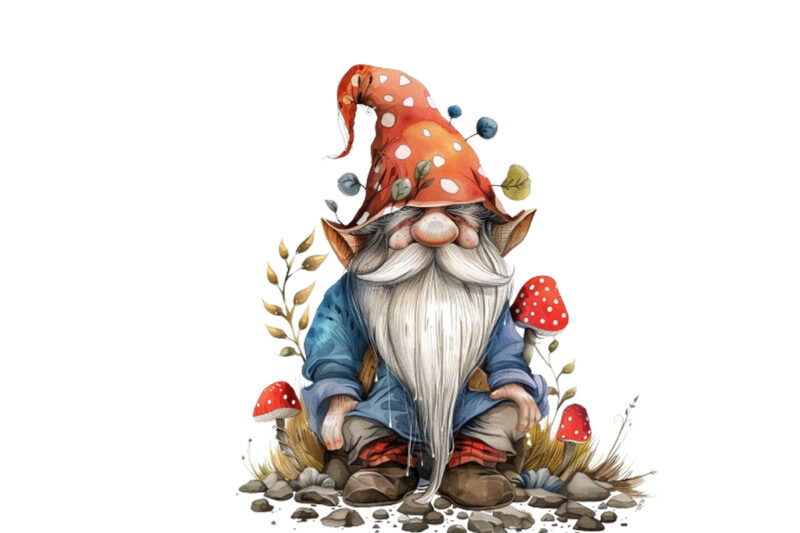 funny Gnome Clipart