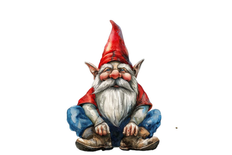 funny Gnome Clipart