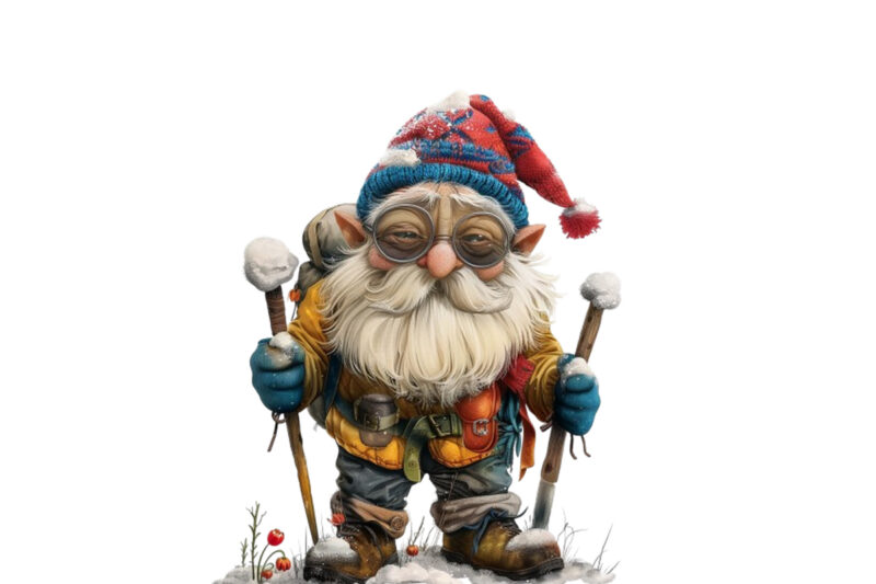 funny Gnome Clipart