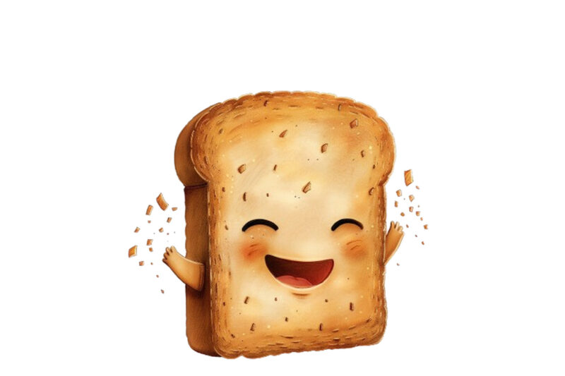 funny bread clipart