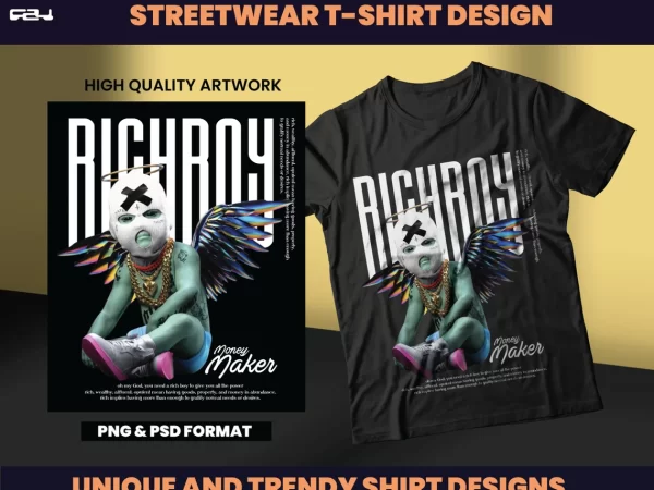 Rich boy urban streetwear designs, t-shirt design bundle, aesthetic design, shirt designs, heart design, graphics tee, dtf, dtg