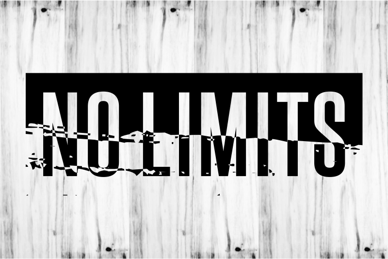 No Limits, Motivation Fitness, Workout, GYM Motivational Slogan Quotes T Shirt Design Vector