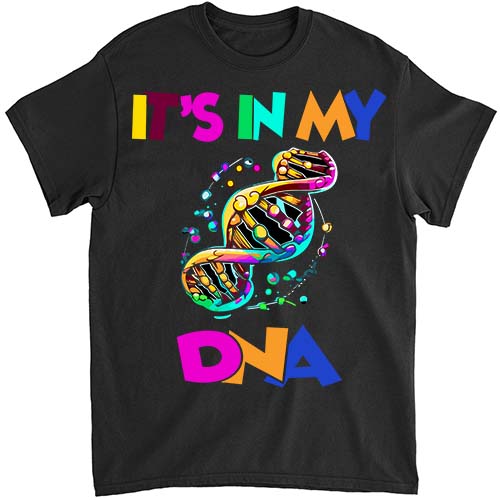 this for t-shirt design project for skull society, this theme is DNA LTSP