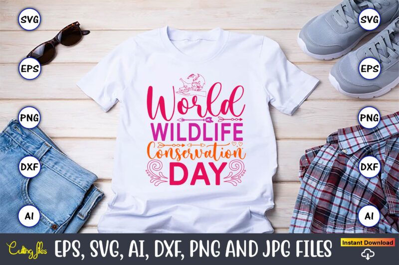 World Wildlife Conservation Day,World Wildlife Day Shirt, Save Their Habitat T-Shirt, Wildlife Preservation Tees, Gift For Wildlife Rehabili