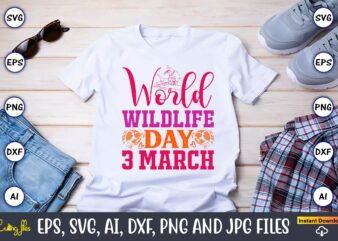 World Wildlife Day 3 March,World Wildlife Day Shirt, Save Their Habitat T-Shirt, Wildlife Preservation Tees, Gift For Wildlife Rehabilitator