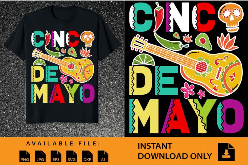 Cinco de Mayo Mexican Taco Shirt Design