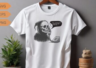 Don’t let motivational Quotes ruin your shitty day funny death ghost T-shirt design vector, Death sign, horror, scythe ghost, funny saying,