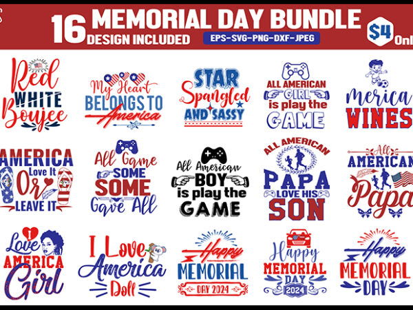 Memorial day bundle t shirt designs for sale