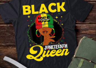 1865 Juneteenth Black Queen T-Shirt ltsp