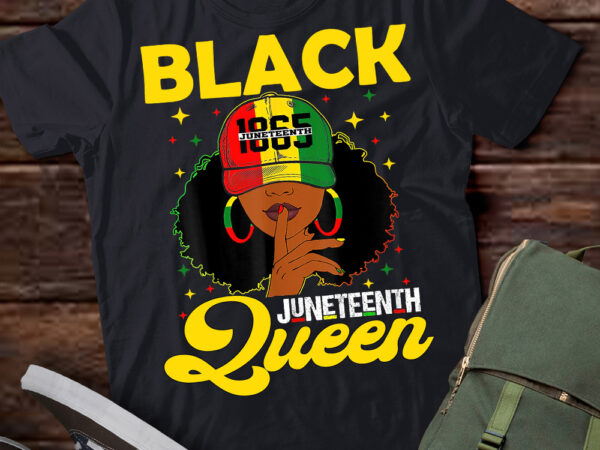 1865 juneteenth black queen t-shirt ltsp