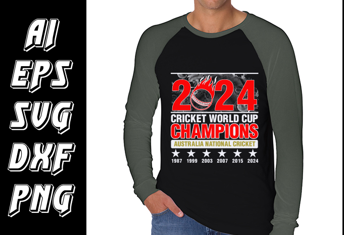 2024 CRICKET WORLD CUP CHAMPIONS AUSTRALIA NATIONAL CRICKET