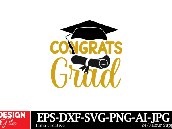 Congrats grad t-shirt design, proud graduate 2024 svg png bundle, senior svg bundle, proud senior svg, class of 2024 svg, senior family svg,