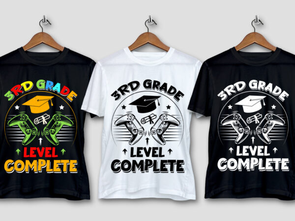 3rd grade level complete t-shirt design