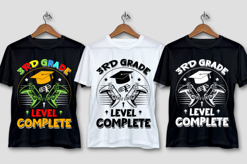 3rd Grade Level Complete T-Shirt Design