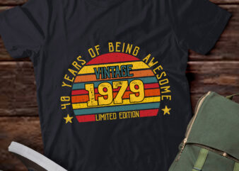 40 Year Old Gifts Vintage 1979 Limited Edition 40th Birthday T-Shirt ltsp