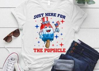 4th Of July Popsicle USA American flag Patriotic boys kids T-Shirt ltsp