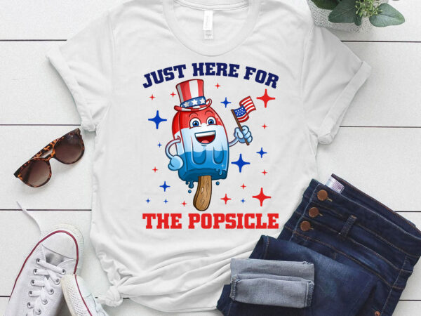 4th of july popsicle usa american flag patriotic boys kids t-shirt ltsp