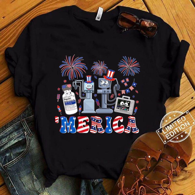 4th of July Red White ICU Nurse Care Er Ed Rn Micu Cvicu T-Shirt ltsp