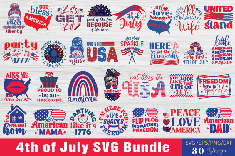 4th of July SVG Bundle