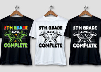 5th Grade Level Complete T-Shirt Design