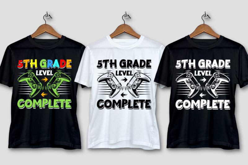 5th Grade Level Complete T-Shirt Design