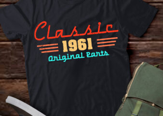 60 Year Old Vintage Classic Car 1961 60th Birthday T-Shirt ltsp