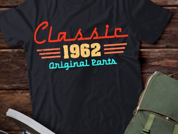 60 year old vintage classic car 1962 60th birthday t-shirt ltsp