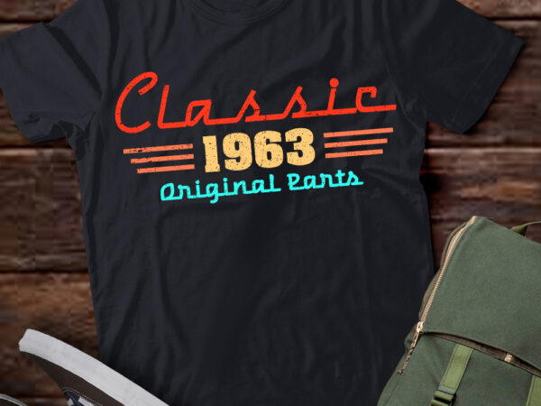 60 year old vintage classic car 1963 60th birthday t-shirt ltsp