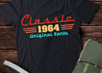 60 Year Old Vintage Classic Car 1964 60th Birthday T-Shirt ltsp