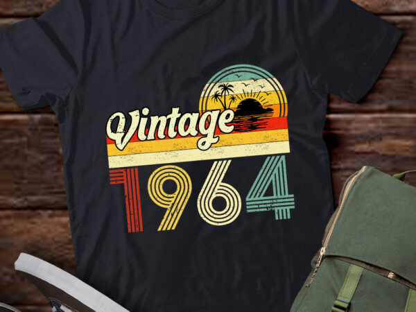 60 years old gifts vintage born in 1964 retro 60th birthday t-shirt ltsp