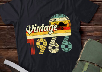 60 Years Old Gifts Vintage Born In 1966 Retro 60th Birthday T-Shirt ltsp