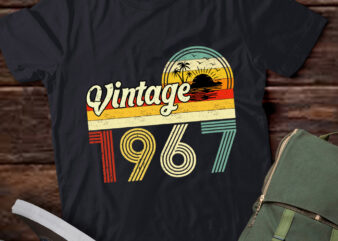 60 Years Old Gifts Vintage Born In 1967 Retro 60th Birthday T-Shirt ltsp