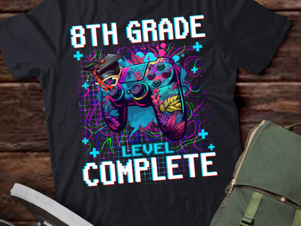 8th grade level complete graduation him boys last day school t-shirt ltsp